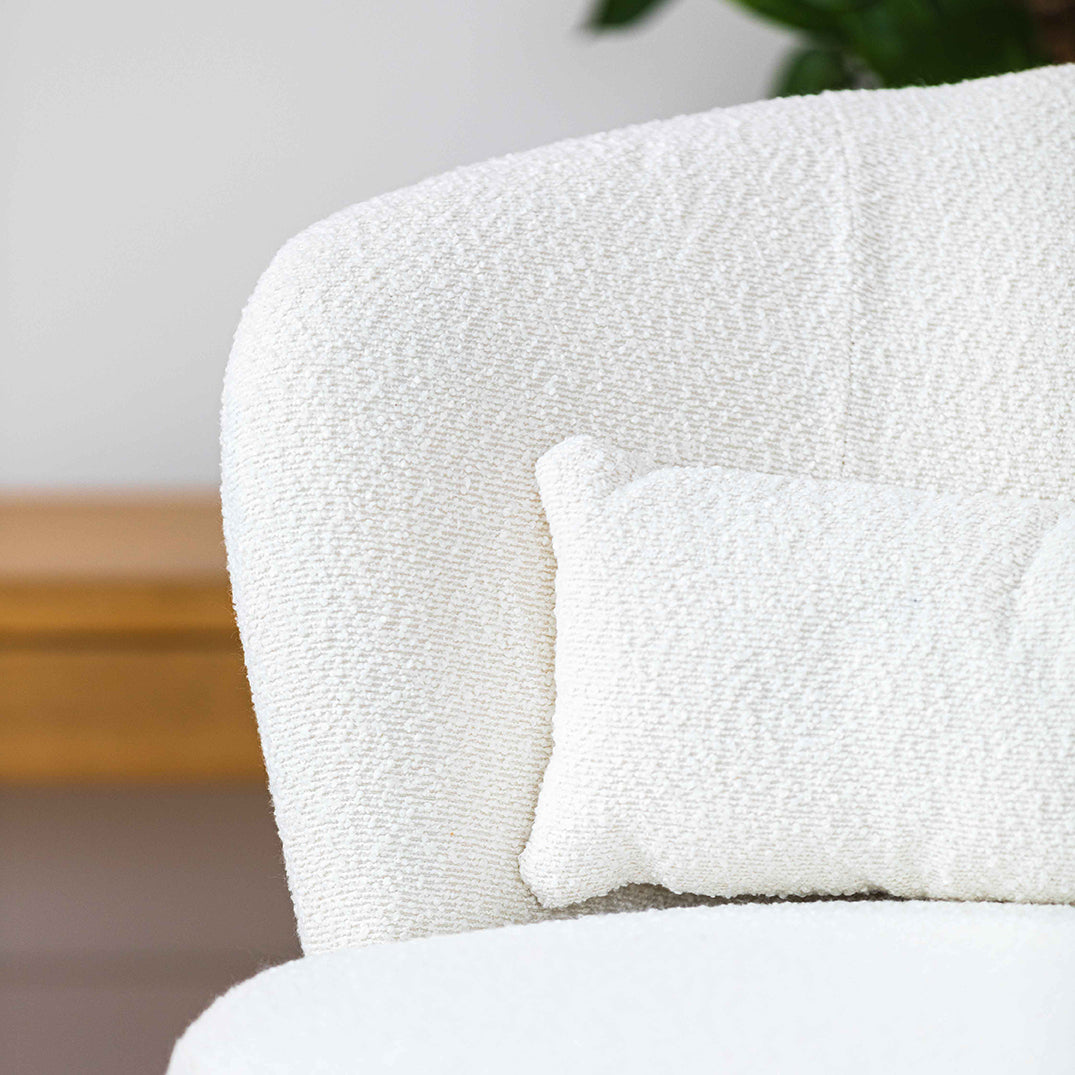 DICOR boucle swivel chair furniture and cushion