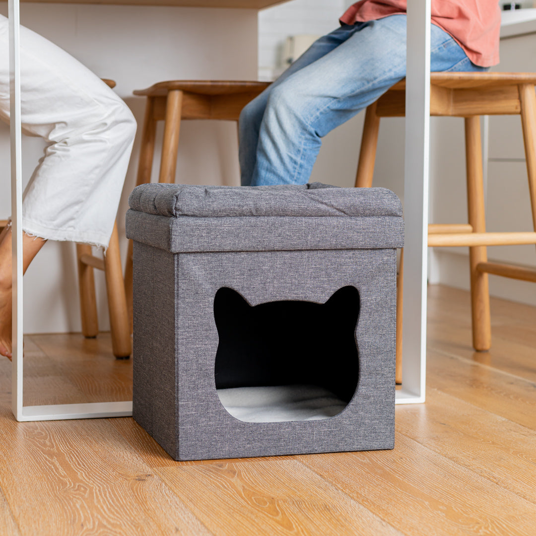 The Ottoman Shop Pet Ottoman Cat House - The Ottoman Shop