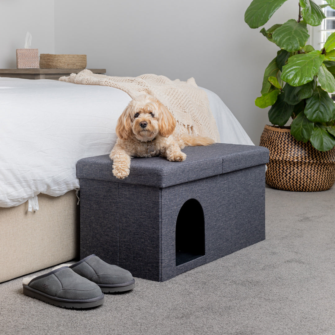 bedroom pet ottoman