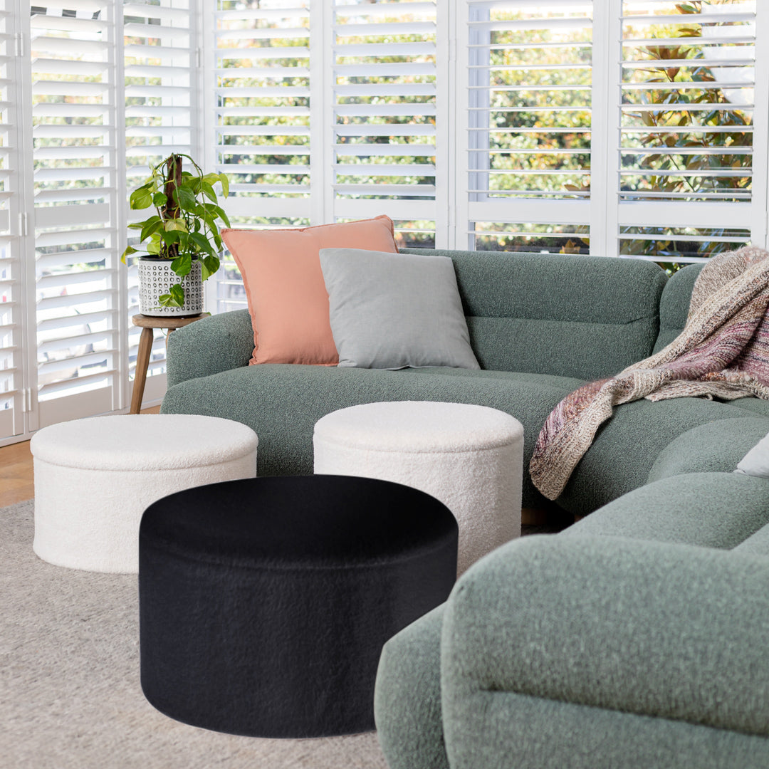 Dicor Australia 3 boucle storage ottoman