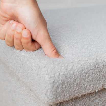 ottoman boucle footstool