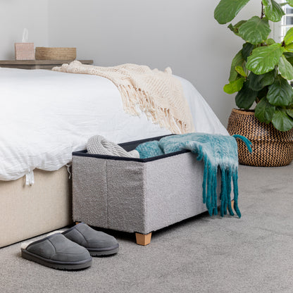 storage ottoman in bedroom