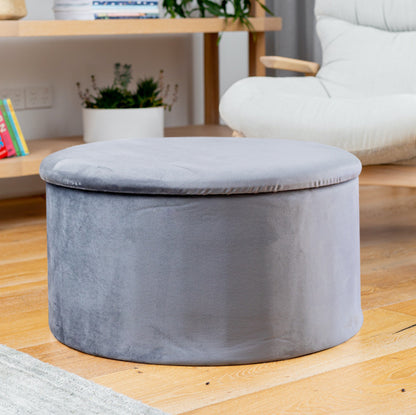 velvet footstool